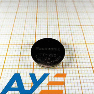 Button Cell Battery Holder 3V CR1220 Lithium Coin Cell Battery 40mAh Capacity