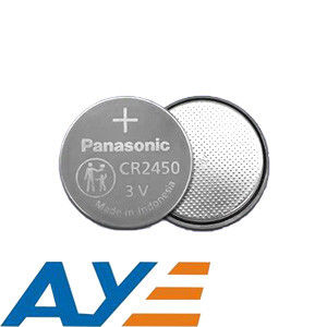 CR2450 Button Battery Holder Poly-Carbon Monofluoride And Manganese Dioxide