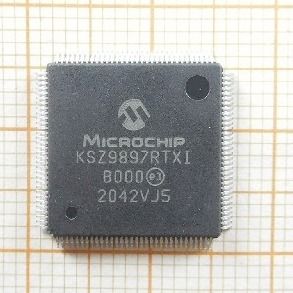 KSZ9897RTXI IC Electronic Components -40C~85C 1Gbps 1.2mm 128-TQFP